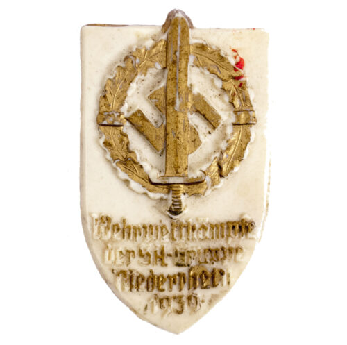 Wehrwettkampftage der SA Gruppe Niederrhein 1939 badge