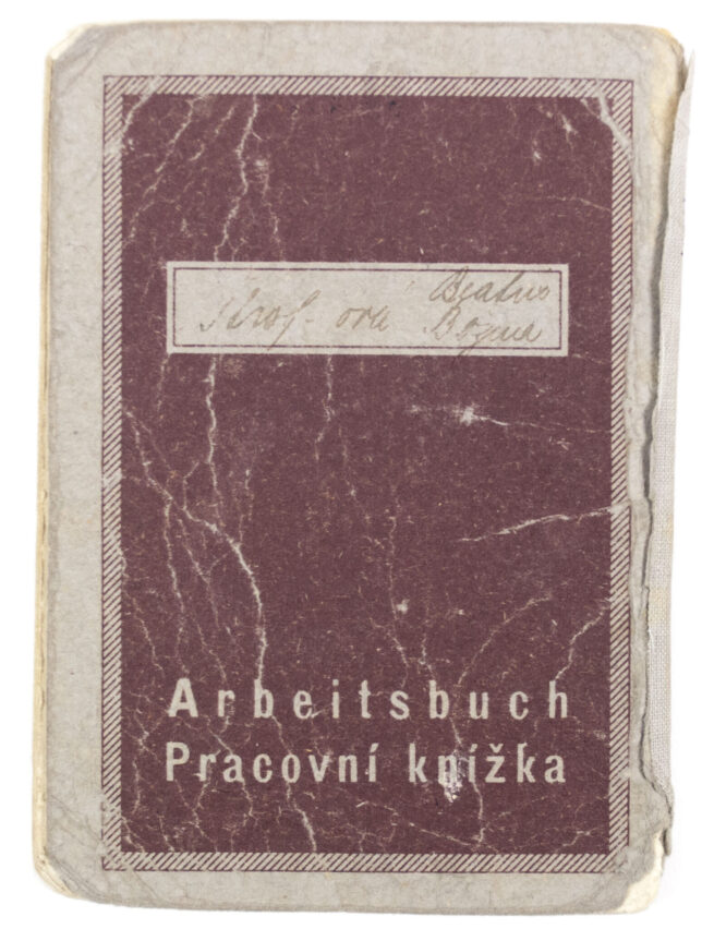Arbeitsbuch Protektorat Böhmen und Mähren (Pracovni Knizka)