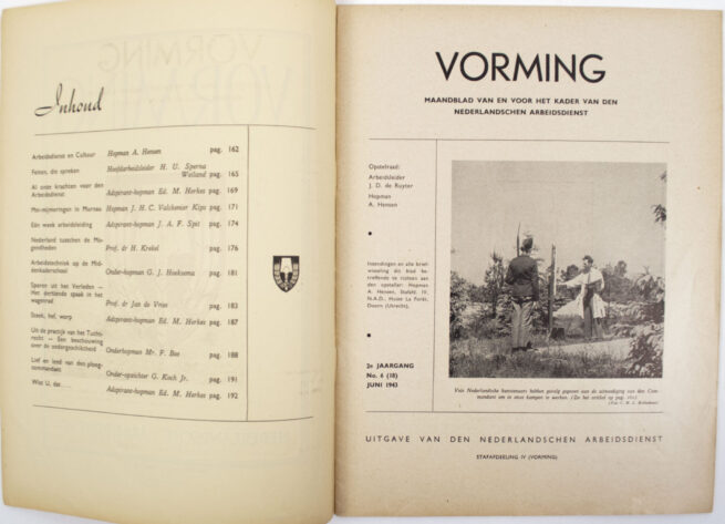 Nederlandsche Arbeidsdienst (NAD) Vorming 2e Jrg. - No.6 (1943)