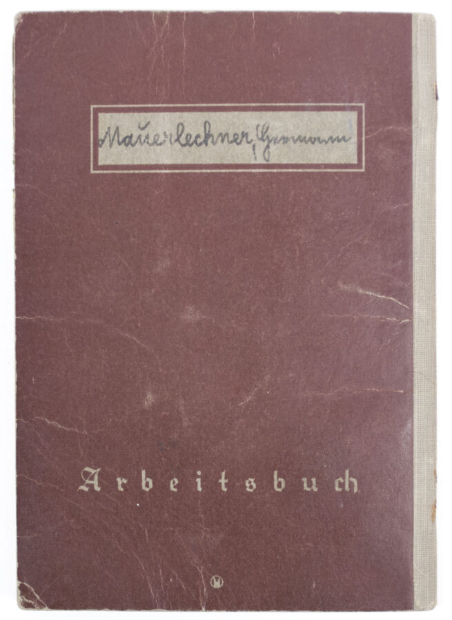Arbeitsbuch Arbeitsamt München PostamtBahnpostamt