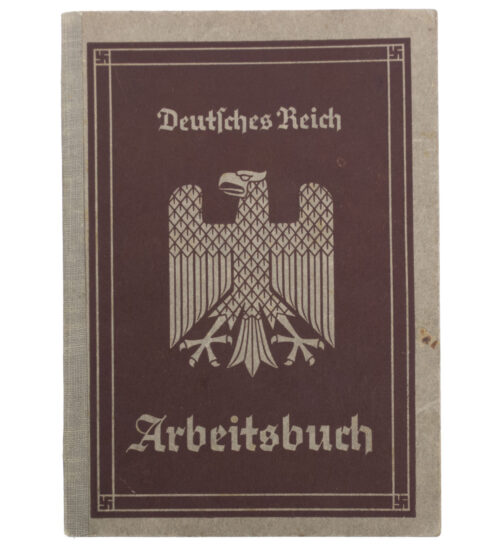 Arbeitsbuch First Type Arbeitsamt Rottenburg - Gebruder Junghans A.G