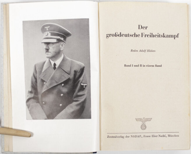 (Book) Der Grossdeutsche Freiheitskampf. Reden Adolf Hitlers (Band I und II in einem Band)