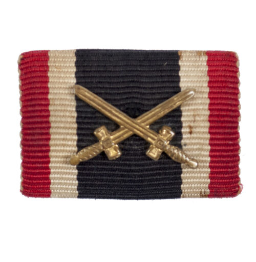 Feldspange Kriegsverdienstkreuz mit Schwerter - Ribbonbar War Merit Cross with Swords