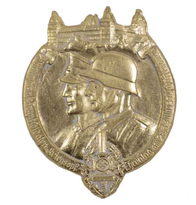 Mainfränkische Frontsoldaten und Kriegsopfer Ehrentag badge (2-3.7.1938)