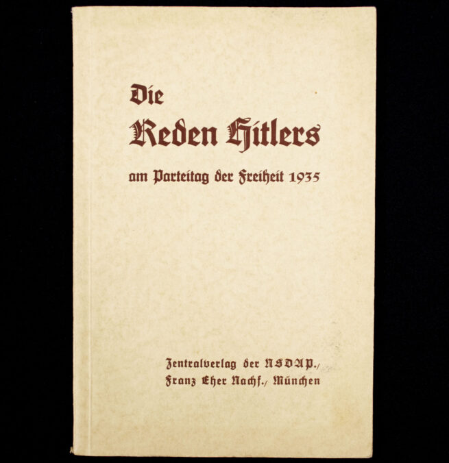 (Book) Die Reden Hitlers am Reichsparteitag der Freiheit (1935)