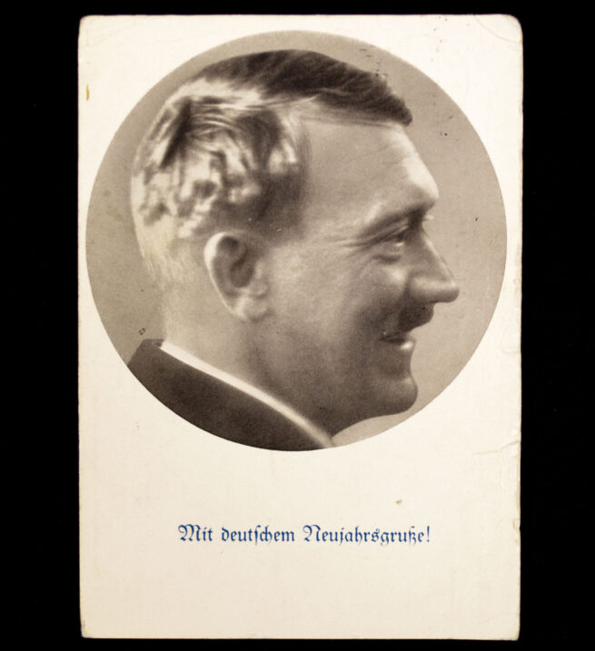 (Postcard) Adolf Hitler Mit Deutschem Neujahrsgrusse