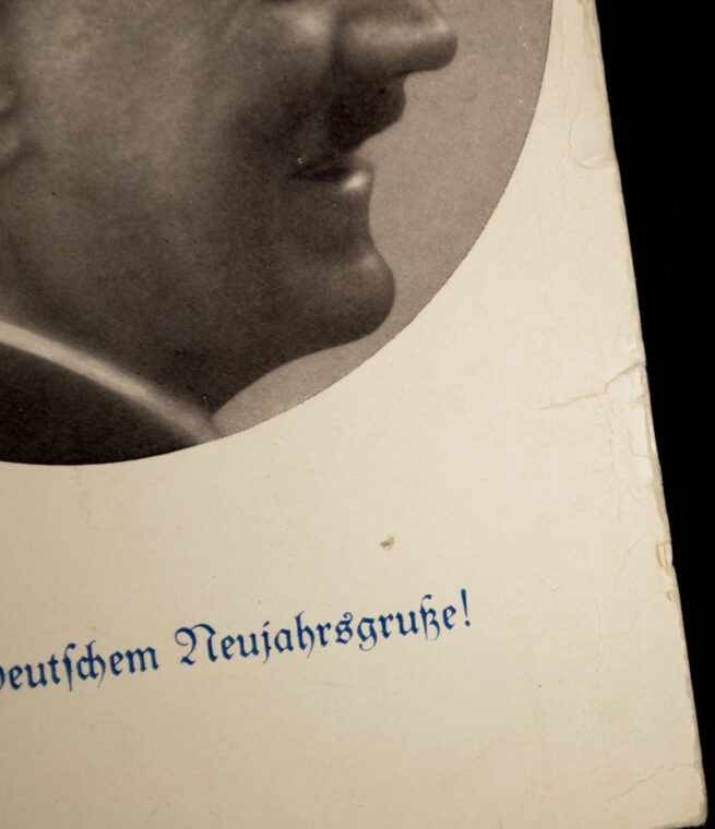 (Postcard) Adolf Hitler Mit Deutschem Neujahrsgrusse