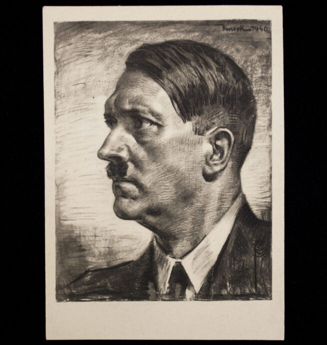 (Postcard) Hitler (after a drawing of Professor von Kursell)