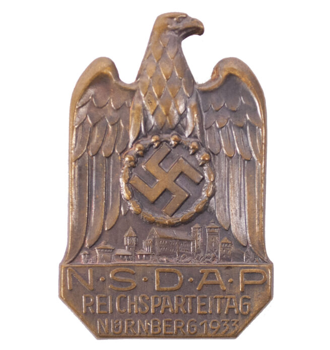 NSDAP Reichsparteitag Nürnberg 1933 abzeichen (massive)