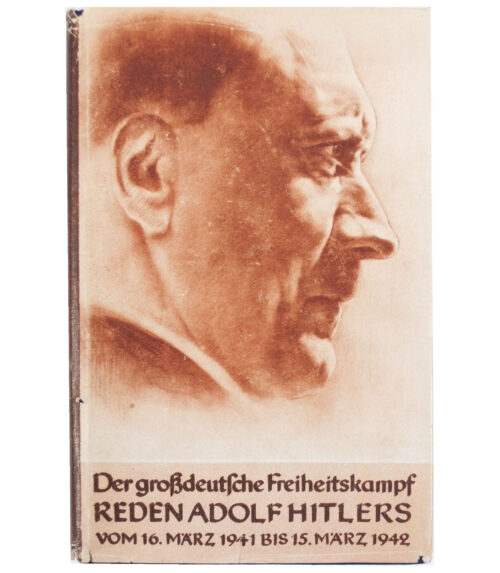 (Book) Der Grossdeutsche Freiheitskampf. Reden Adolf Hitlers vom 16 Marz 1941 bis 15 Marz 1942 (with dustjacket)