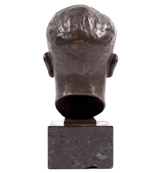Adolf Hitler bronze bust on marble base (signed by artist H. M. Ley!) (1932)