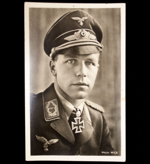 (Postcard) Ritterkreuz Träger Major Wick