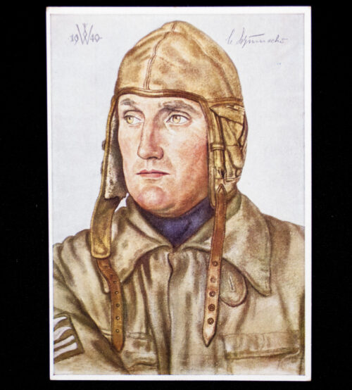 (Postcard) W. Willrich Oberstleutnant Schumacher - Kommodore eines Jagdgeschwaders