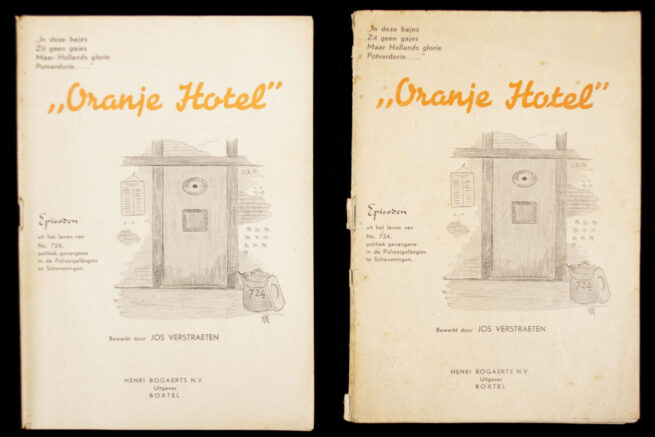 (Brochure) 2x Oranjehotel uit het leven van No.724 Politiek gevangene in de Polizeigefängnis te Scheveningen