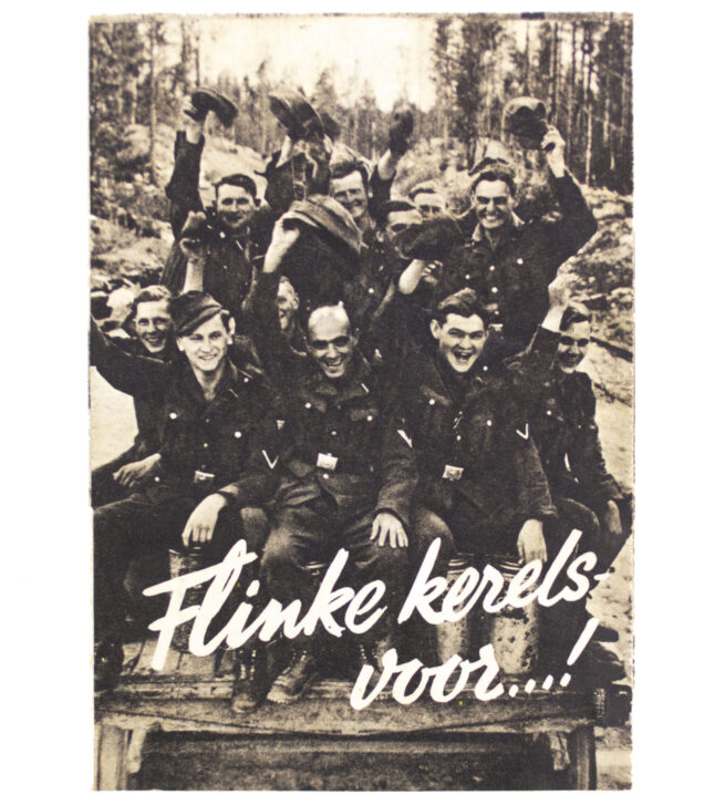 (DutchGermanic SS) Flinke Kerels voor... propaganda flyer (1942)