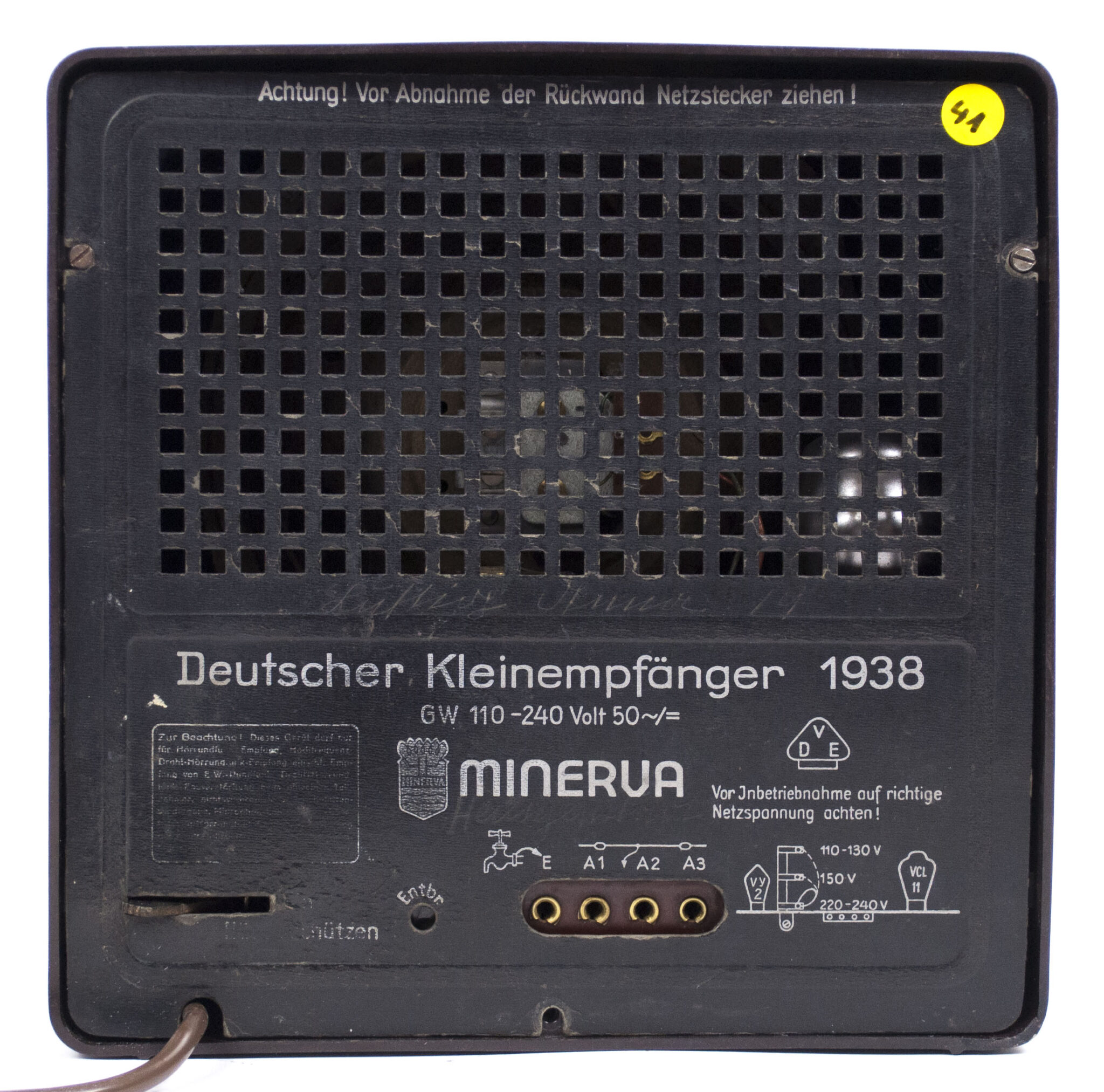 German WWII Radio/Volksempfanger – Deutscher Kleinempfänger 1938