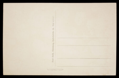 (Postcard) Reichsparteitag Nürnberg Cathedral of light