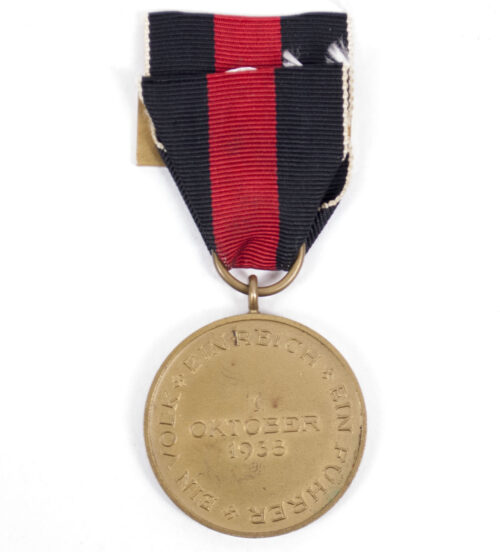Sudetenland Annexation medal with Prageburg clasp