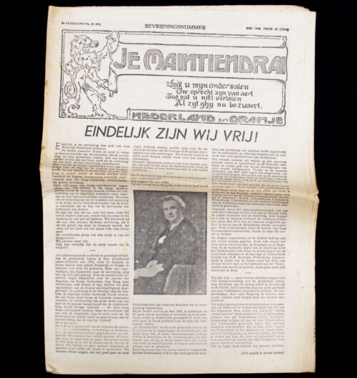 (Liberation Newspaper) Je Maintiendrai - Bevrijdingsnummer Mei 1945