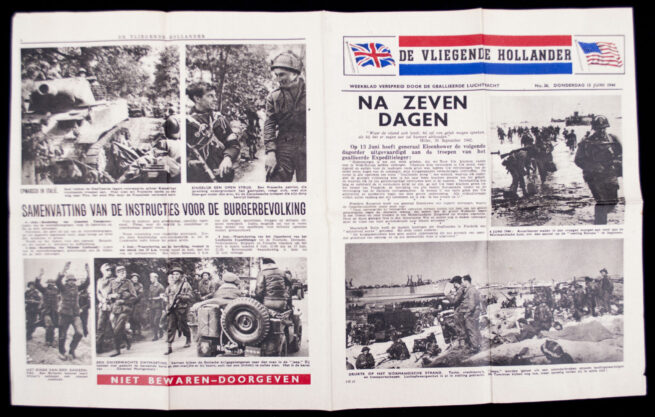 (Reistence newspaper) Vliegende Hollander No.36 Donderdag 15 Juni 1944