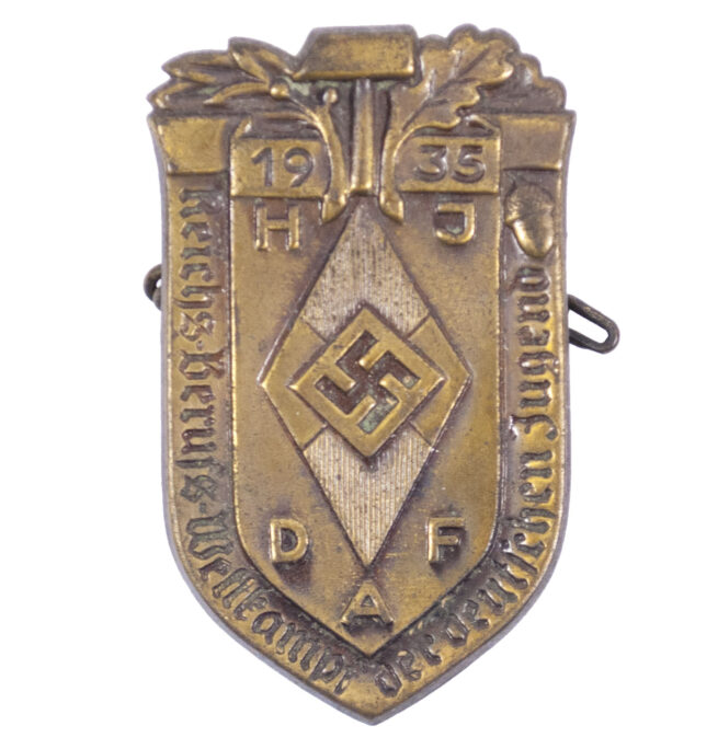 Hitlerjugend (HJ) Reichsberufswettkampf der Deutsche Jugend 1935 abzeichen