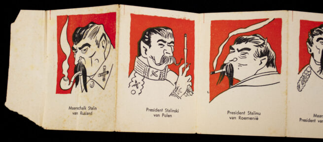 Dutch (NSB) Anti-Bolsjewist foldable mini-booklet (1943)