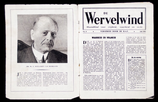 (Dutch Resistance) De Wervelwind No.4 Juli 1942