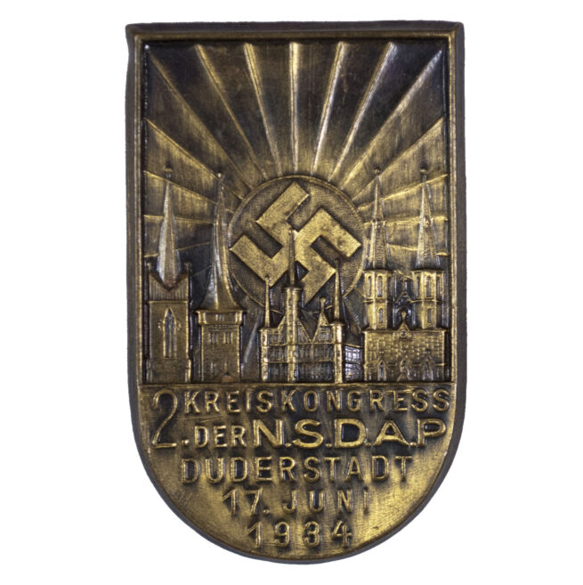 2. Kreiskongress der NSDAP Duderstadt 17. Juni 1934 abzeichen