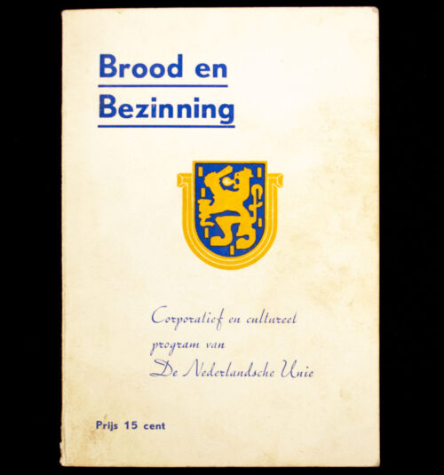 (Brochure) De Nederlandsche Unie - Brood en Bezinning