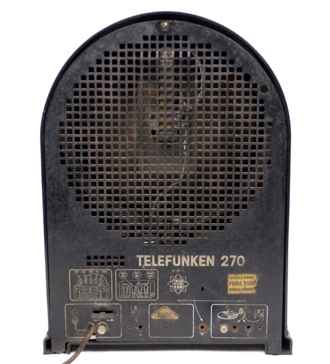 German Telefunken 270 Duplex radio reciever from 1932 (LARGE!)