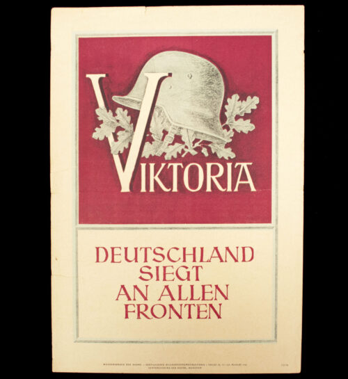 WWII German NSDAP Wochenspruch - Viktoria! (1941)