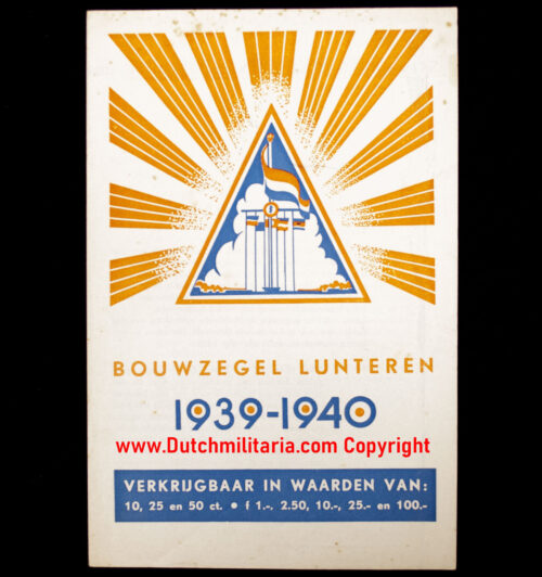 (NSB) Bouwzegel Lunteren folder 1939-1940
