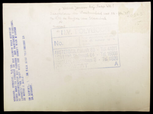 (Photo NSB) Utrecht 71-1933 Congress der Fascisten