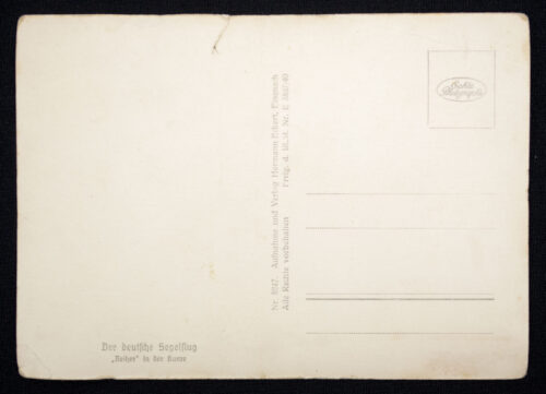 (Postcard) Der Deutsche Segelflug Reiher in der Kurve