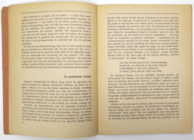 (NSB brochure) George Kettmann - Om wille van het leven, kunst en gemeenschap (1936)