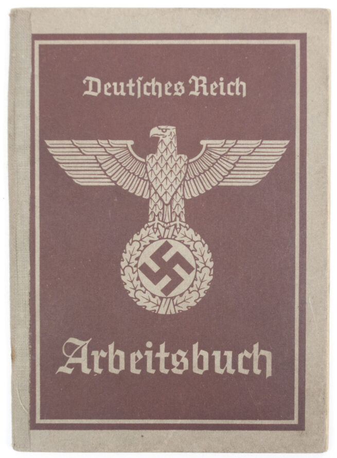 Arbeitsbuch second type from Arbeitsamt Frankfurt a.M.