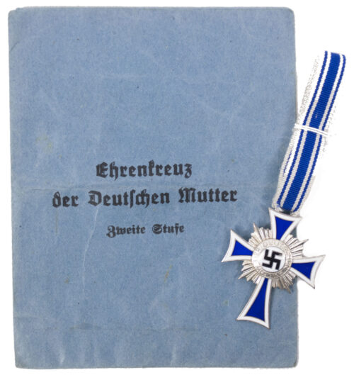 Mutterkreuz Mothersross silver with enveloppe (maker Julius Moser)