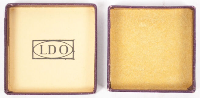 Mutterkreuz miniature gold in LDO etui (maker marked L11)