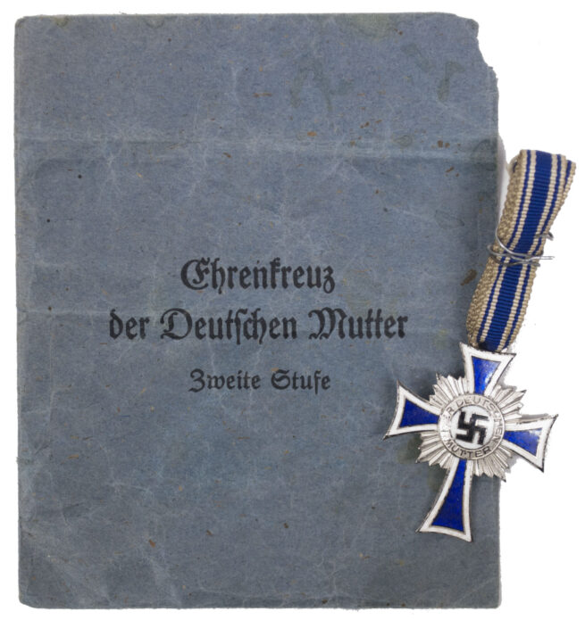 Mutterkreuz Mothersross silver with enveloppe (maker Brüder Schneider)