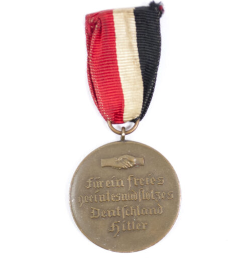 Hindenburg-Hitler medaille - Für ein Freies, geeintes und stolzes Deutschland (1933)