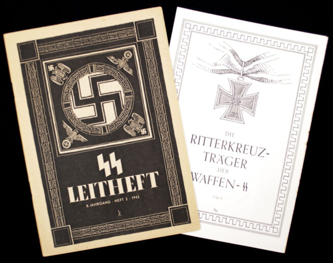 SS Leitheft 8. Jahrgang Heft 2. 1942 (Including Die Ritterkreuzträger der Waffen SS + special add on letter)