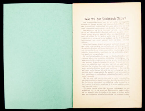 (NSB brochure) Herweyer - Wat wil het Technisch Gilde (1941)