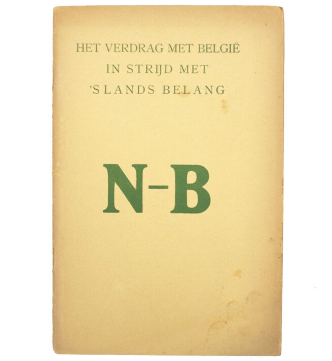(Brochure) Het Verdrag met België in 's Lands Belang N-B