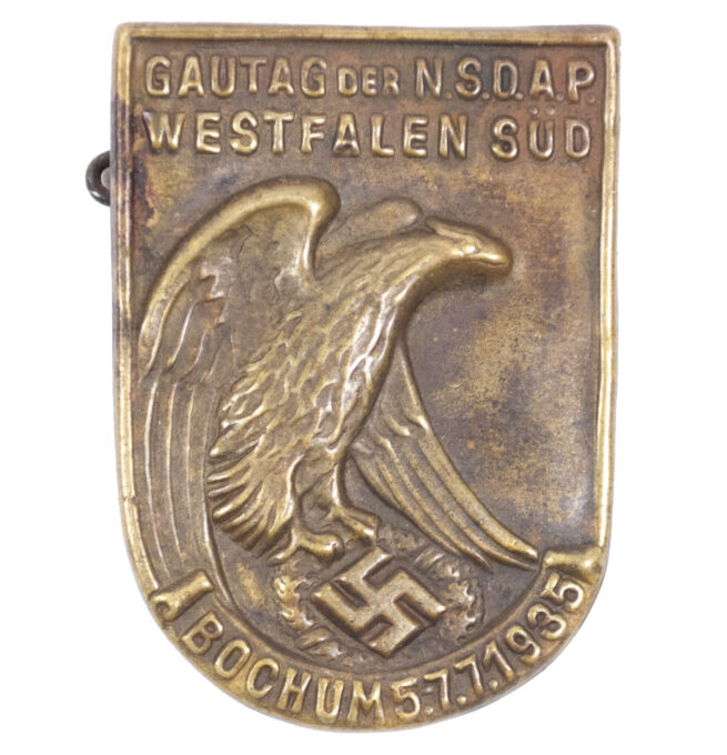 Gautag der NSDAP Westfalen Süd Bochum 5.-7.7.1935 abzeichen