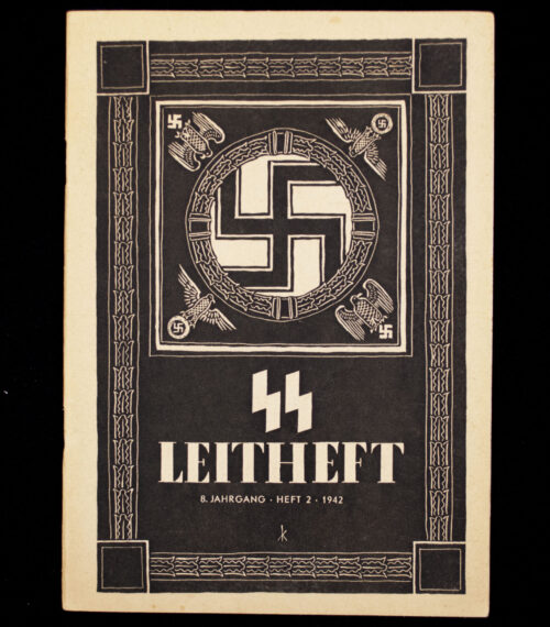 SS Leitheft 8. Jahrgang Heft 2. 1942 (Including Die Ritterkreuzträger der Waffen SS + special add on letter)
