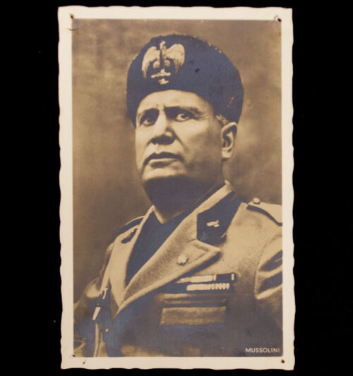 (Postcard) Mussolini portrait