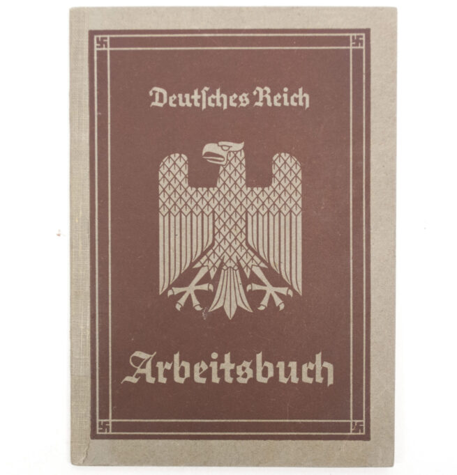 Arbeitsbuch first type from Arbeitsamt Freital 1935