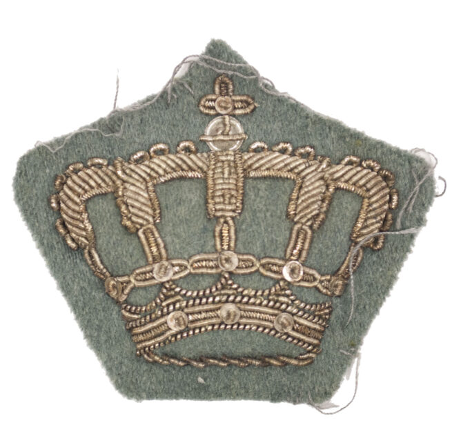 (Dutch Army before 1940) Kroon zilverdraad