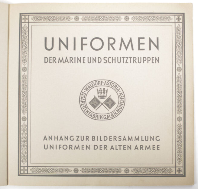 (Book) Uniformen der Marine und Schutztruppen (1930)