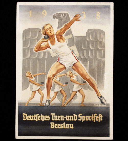 (Postard) Deutsches Turn- und Sportfest Breslau
